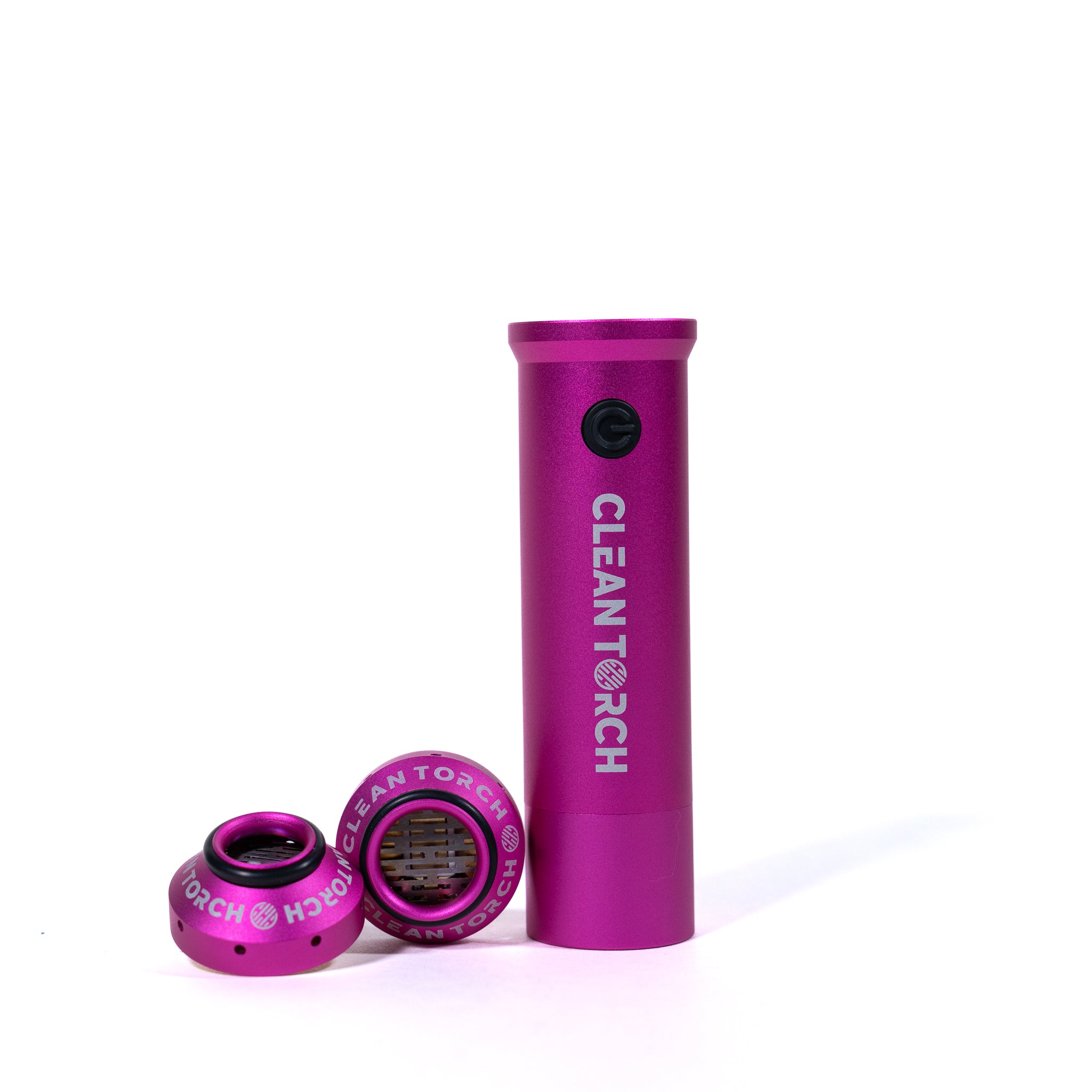Pink 'Clean Torch' product on a white background