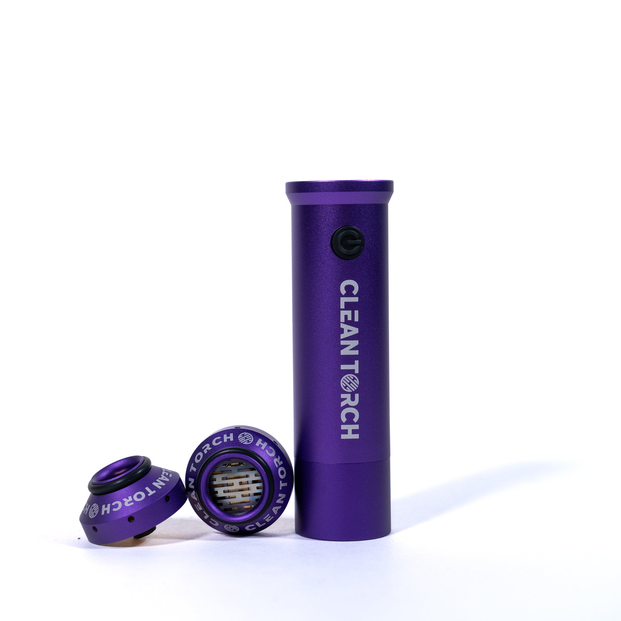 Purple 'Clean Torch' product on a white background